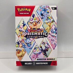 Pokemon TCG Scarlet & Violet Prismatic Evolutions Boostr Bundle, Factory Sealed